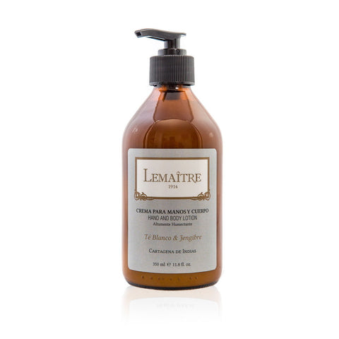 Crema Humectante Té Blanco & Jengibre - Vidrio - Lemaître Perfumería & Jabones S.A.S.