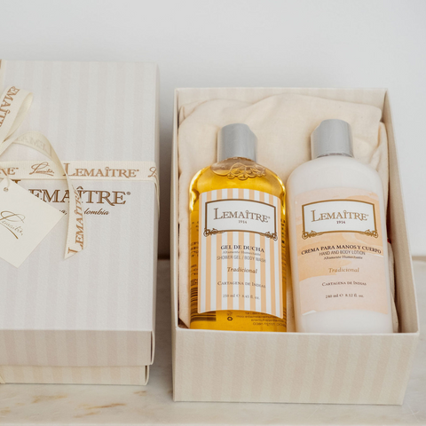 Kit de Regalo Gel de Ducha y Crema Humectante 240ml - Lemaître Perfumería & Jabones S.A.S.